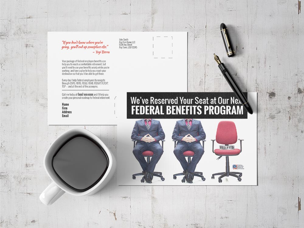 Seat Reserved FEBA Postcards
